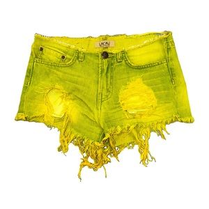 Lacau neon booty shorts